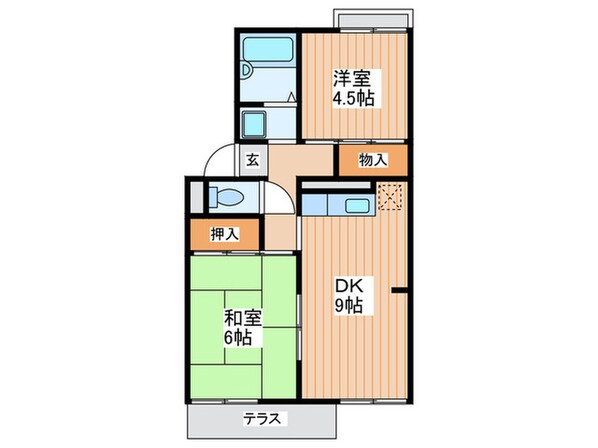 Ｋ・ＯＪフラッツの物件間取画像